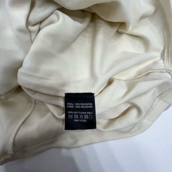 Adelyn Rae beaded sequin mini dress cream size M - Picture 12 of 14